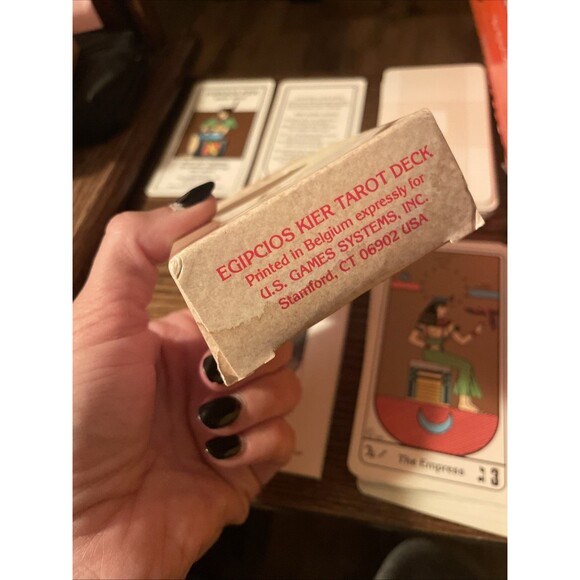 Egipcios Kier Tarot Deck Stuart R. Kaplan Complete 1984 Vintage Egyptian - Picture 10 of 12